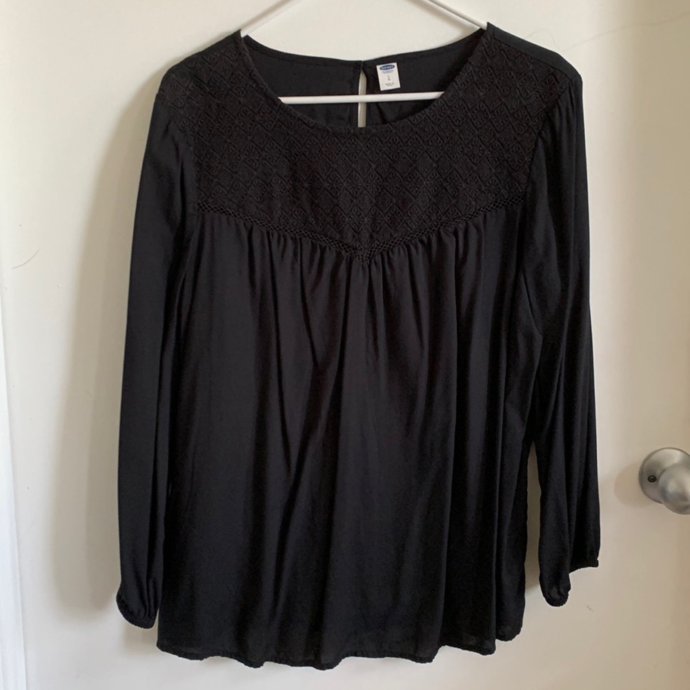 Gap black Blouse Large cotton